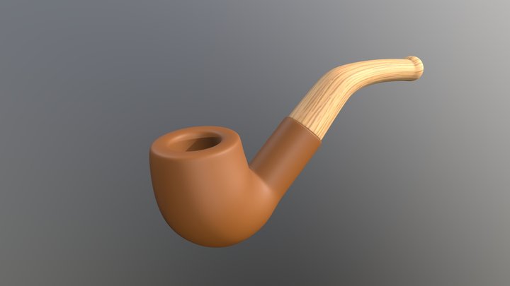 a smoking pipe 3D Model