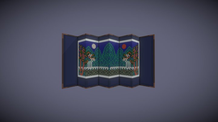 Minecraft Irworobongdo(일월오봉도) 3D Model