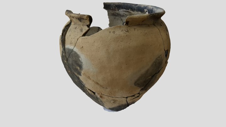 Pot uit de Romeinse Tijd 3D Model