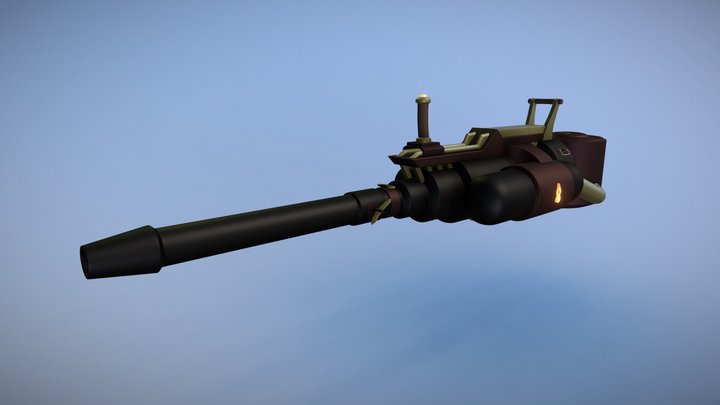 День 3 / Не струйный огнемёт 3D Model