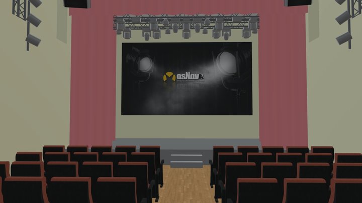 Small Concert Hall 3D Model
