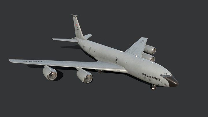 Boeing KC-135 Stratotanker 3D Model