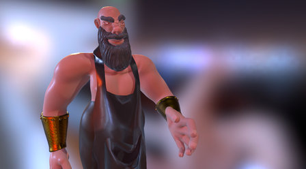 Beardman 3D Model