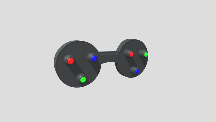 Cyberpunk Glasses 3D Model