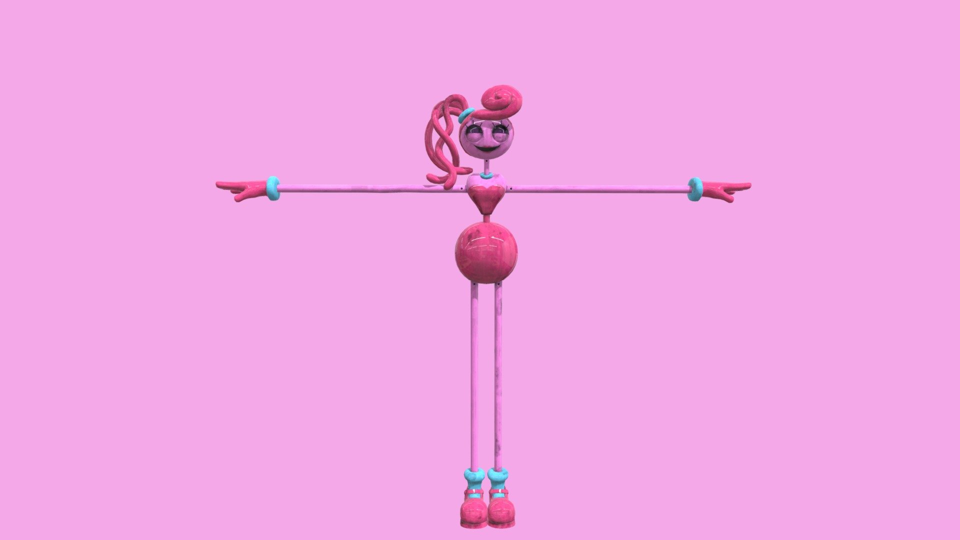 Mommy Long Legs ( Official 3D models with bones)