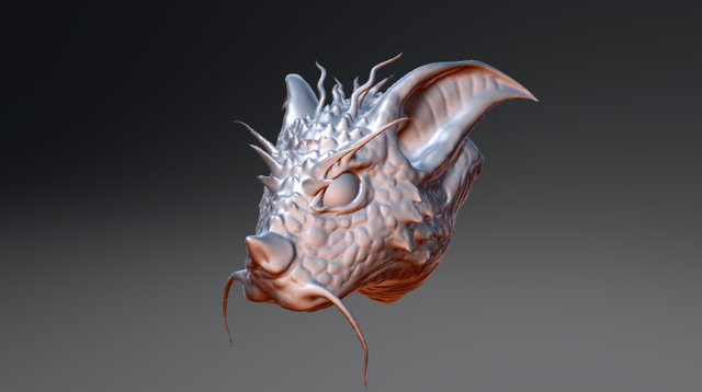 Creature Sculpt 12-24 3D Model