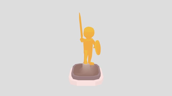 Building Master - Statue 3D Model