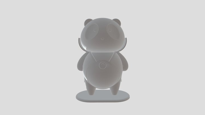 Panda Strange 3D Model