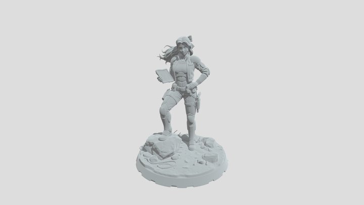 MechWarrior Belle 3D Model