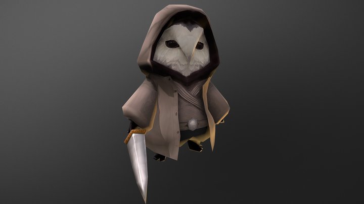 Owl Knight 3D Model