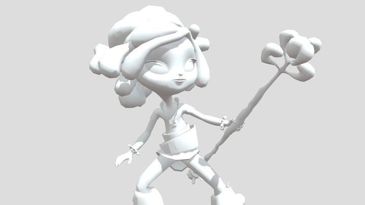 Снежка боевая 3D Model