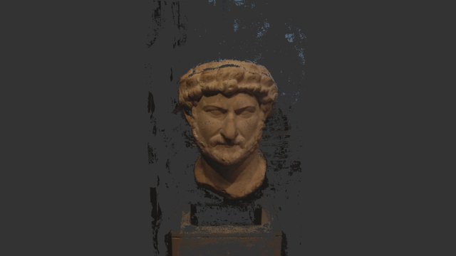 Hadrian bust (point cloud) 3D Model