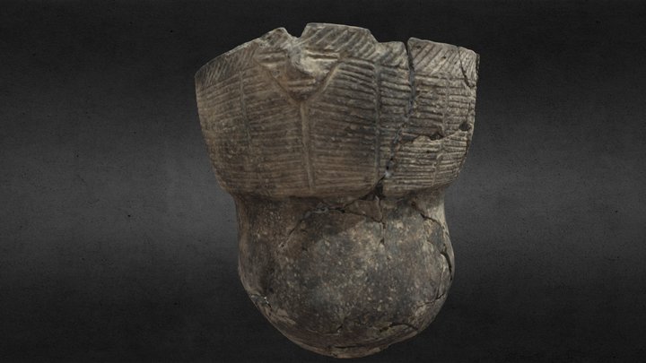 Susquehannock Face Pot 3D Model