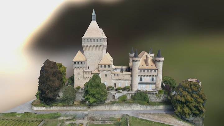 Château de Vufflens 3D Model