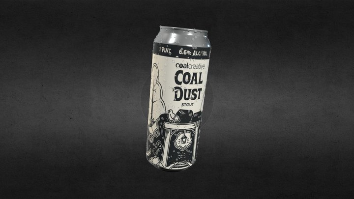Coal Dust Stout - April Fools 3D Model
