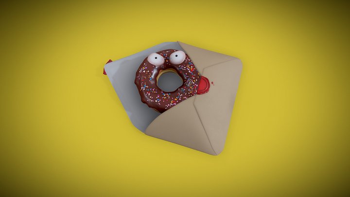 Furious Donut 3D Model