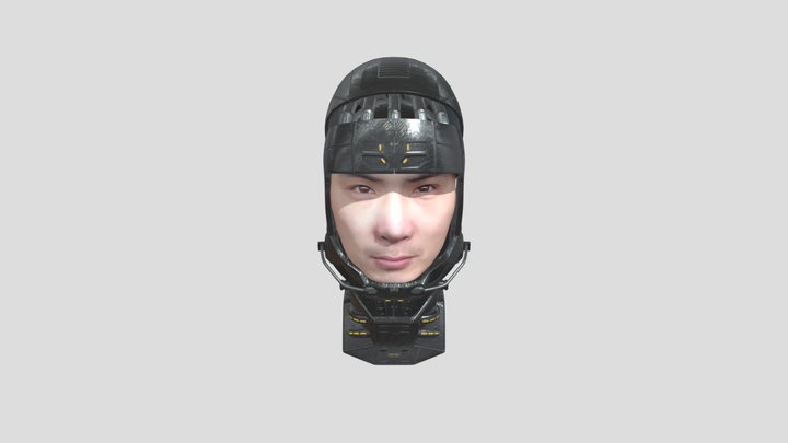 Jason Robot Head 3D Model