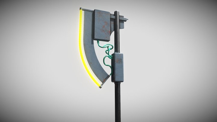 Laser Axe 3D Model