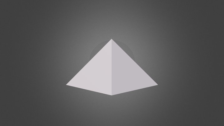 Pyramid Primitive 3D Model