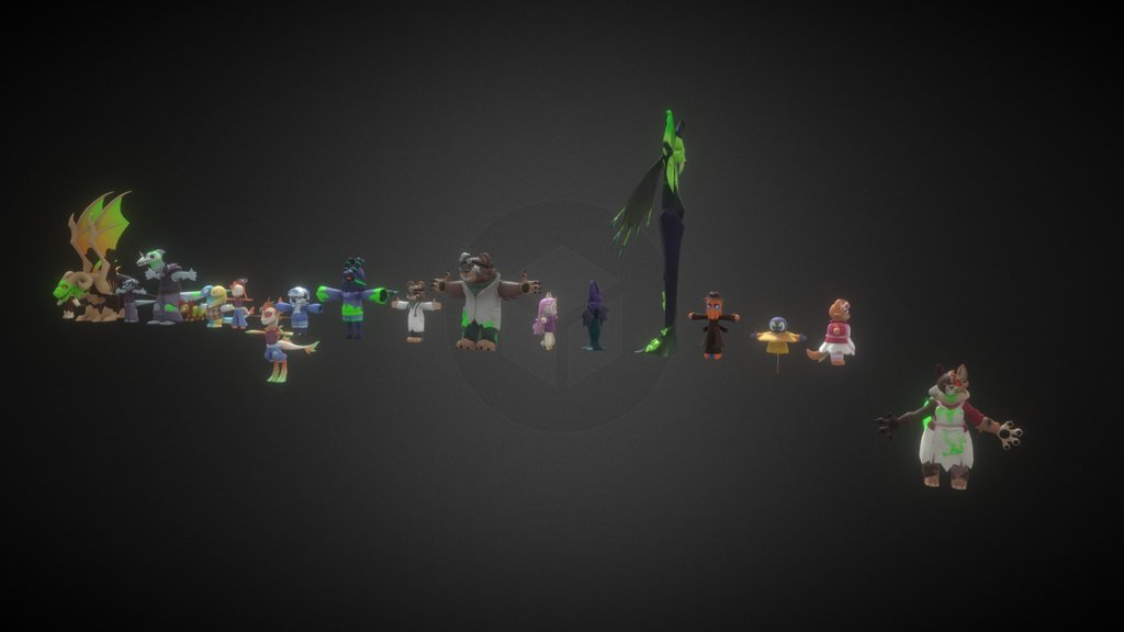 Toons Universe toons and some infecteds