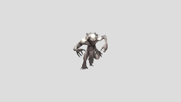 Monster Human 3D Model