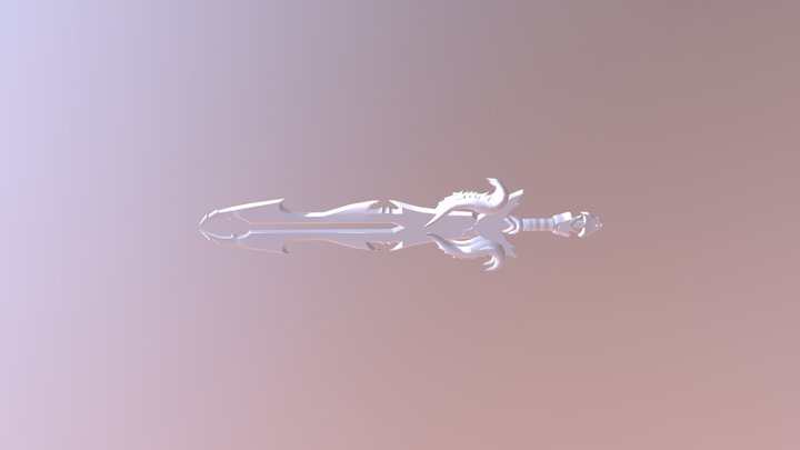 Blood Eater Sword 3D Model