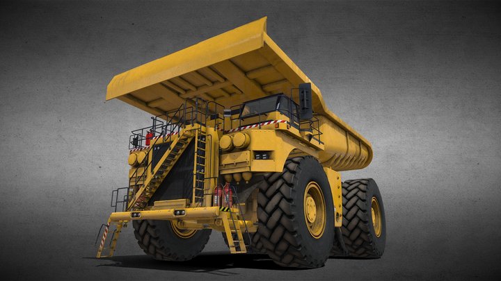 Mining Haul Truck 3D Model