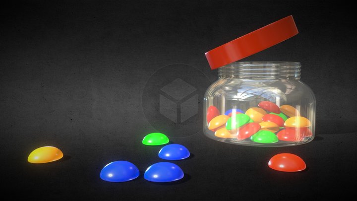 Candy jar 3D Model