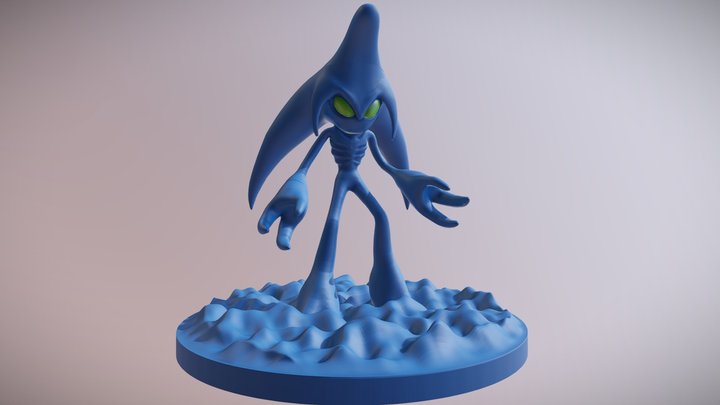 Chaos From Sonic Adventure [Printable 3D Model] 3D Model