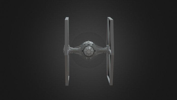 Star Wars Tie Starfighter 3D Model