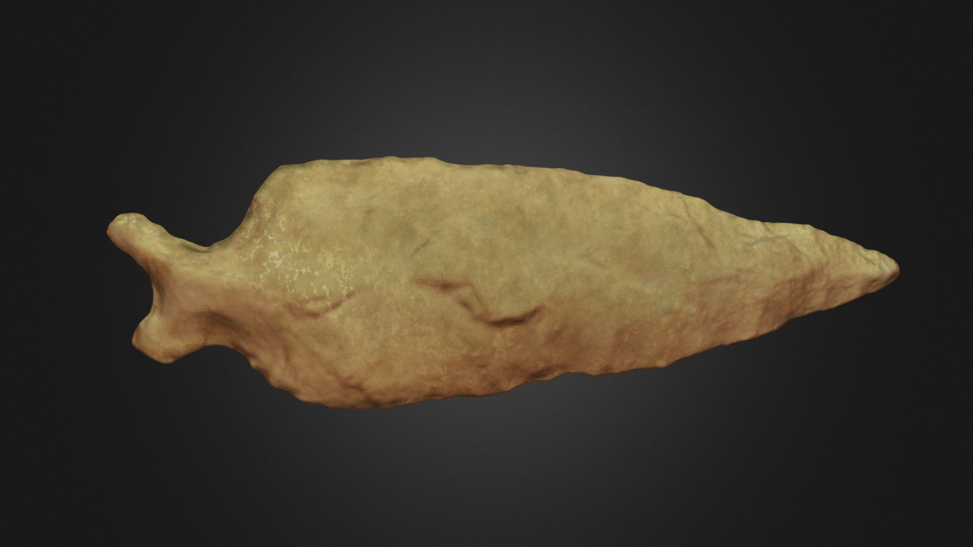 EbJx-? Archaic Point - 3D model by Lakehead Anthropology ...