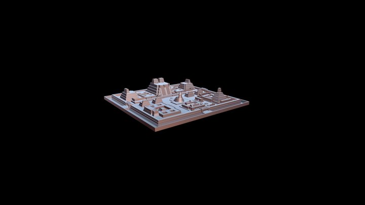 Tenochtitlàn, Templo Mayor 3D Model