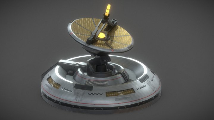 Sci_Fi Antenna 3D Model