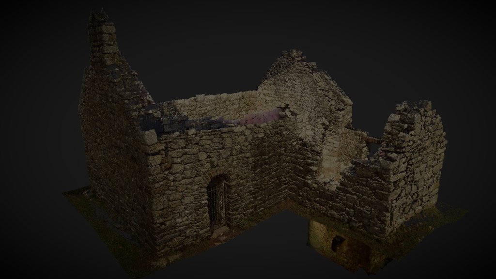 Capel Lligwy Point cloud from laser scan - 3D model by Môn3D ...