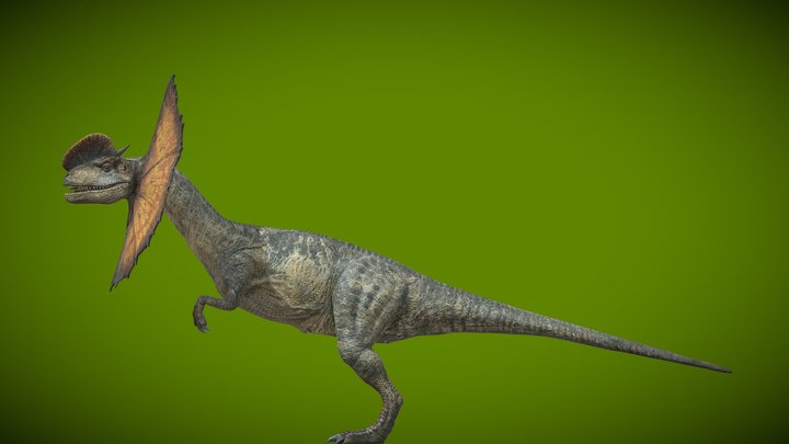 Jurassic World Dominion Dilophosaurus – Modello 3D gratuito STL