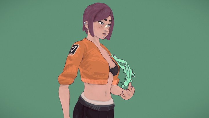 Spectral Alchemist - Handpainted 3D Model