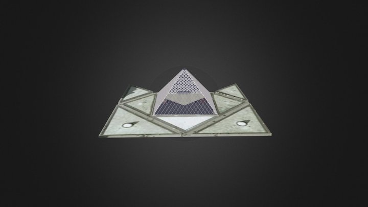 Pyramide Louvre 3D Model