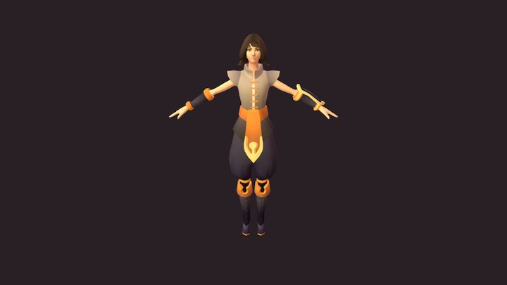 Nima - Game Character 3D Model