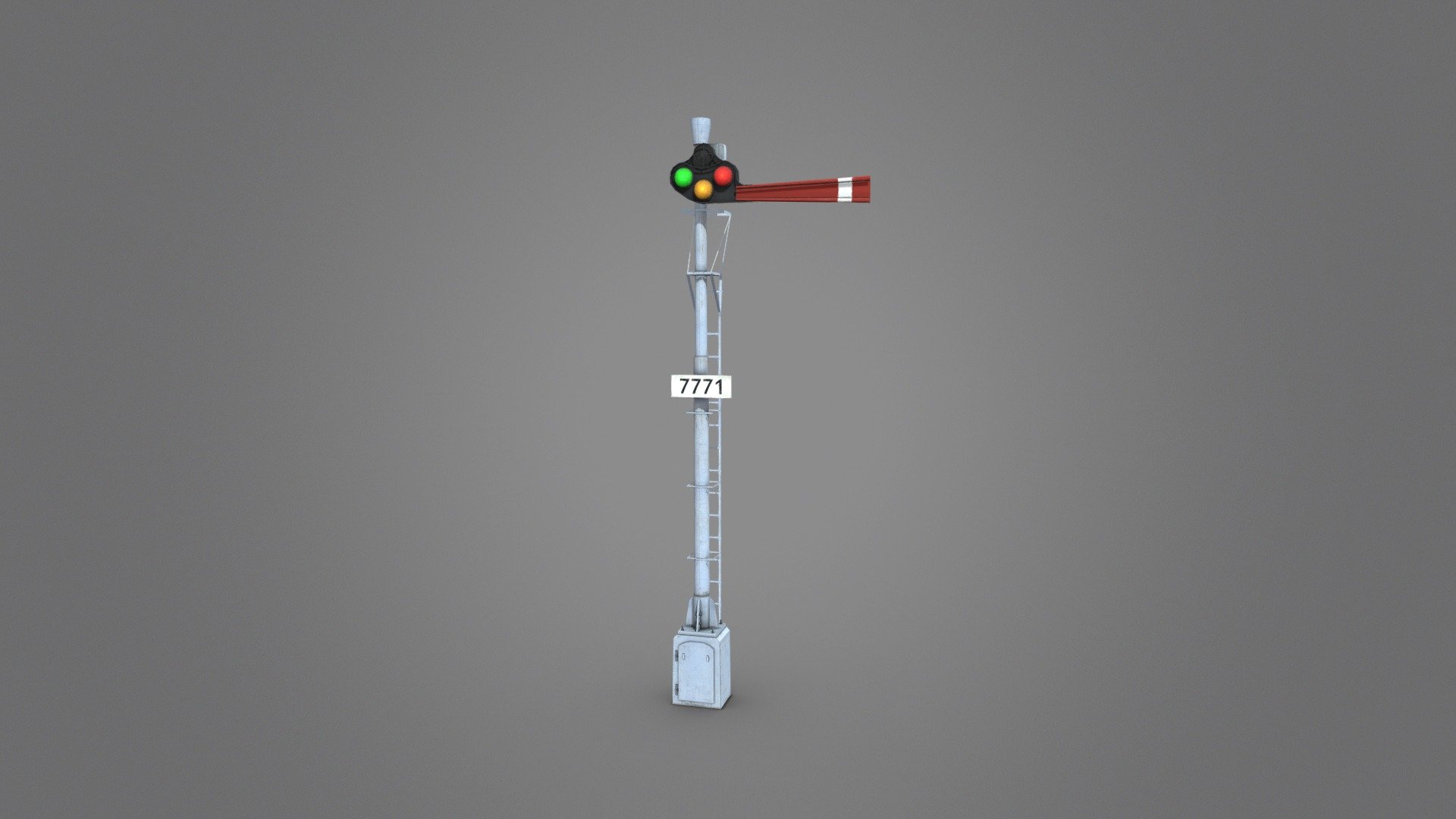 Railway Semaphore Signals Buy Royalty Free 3D model by Rescue3D