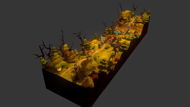 Ouestaghyr - Game environment 3D Model