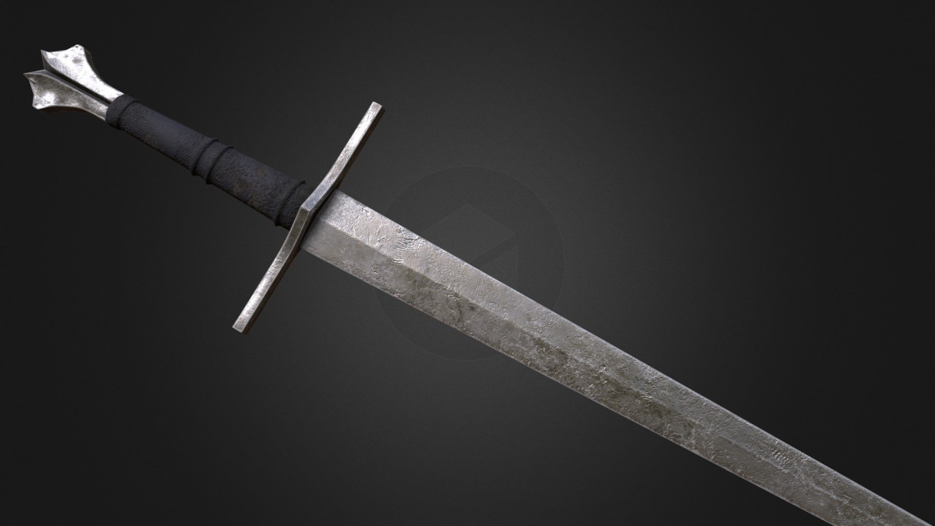 Longsword - Download Free 3D model by J.AkioHonda (@AkioHonda) [dd00cbb ...