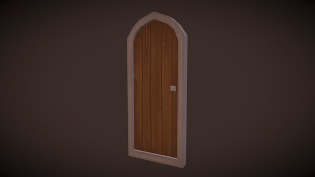 Medieval Door 3D Model