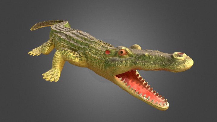 Crocodile toy 3D Model