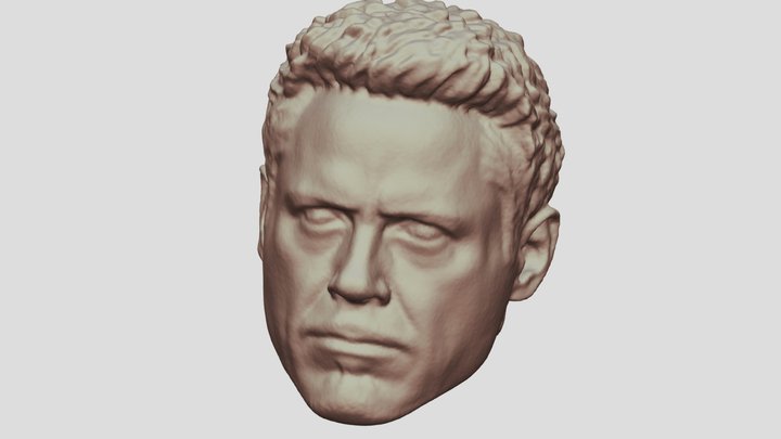 Tony Stark Ironman Head 3D Scan 3D Model