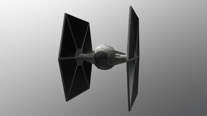 Tie Fighter 3D Model