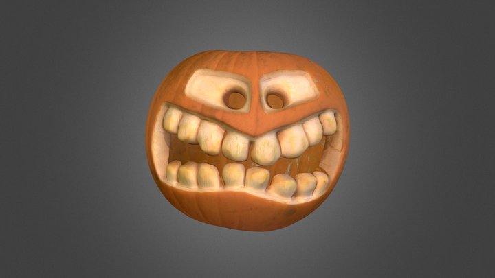 Halloween Pumpkin 3D Model