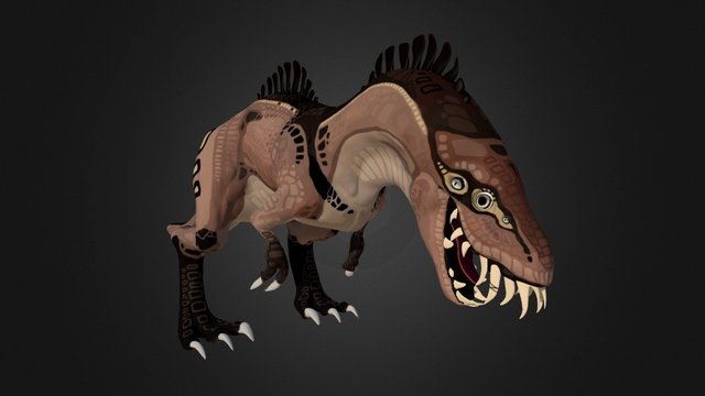 Dino Simple 3D Model