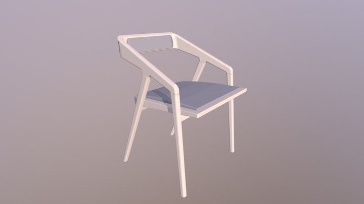 Katakana Chair 3D Model