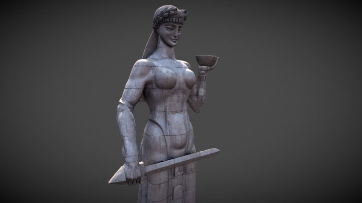 ქართლის დედა. Mother of Georgia 3D Model