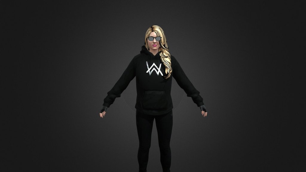 Female Alan Walker V1